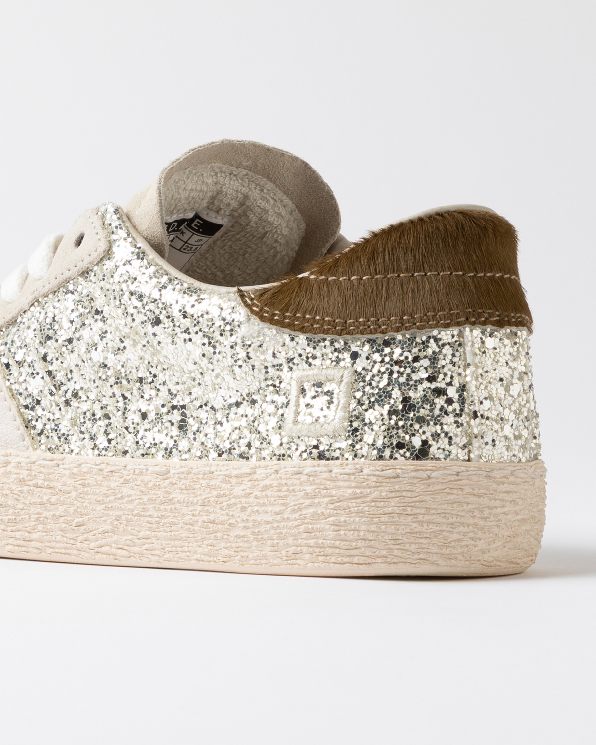 D.A.T.E.: HILL LOW GLITTER PLATINUM