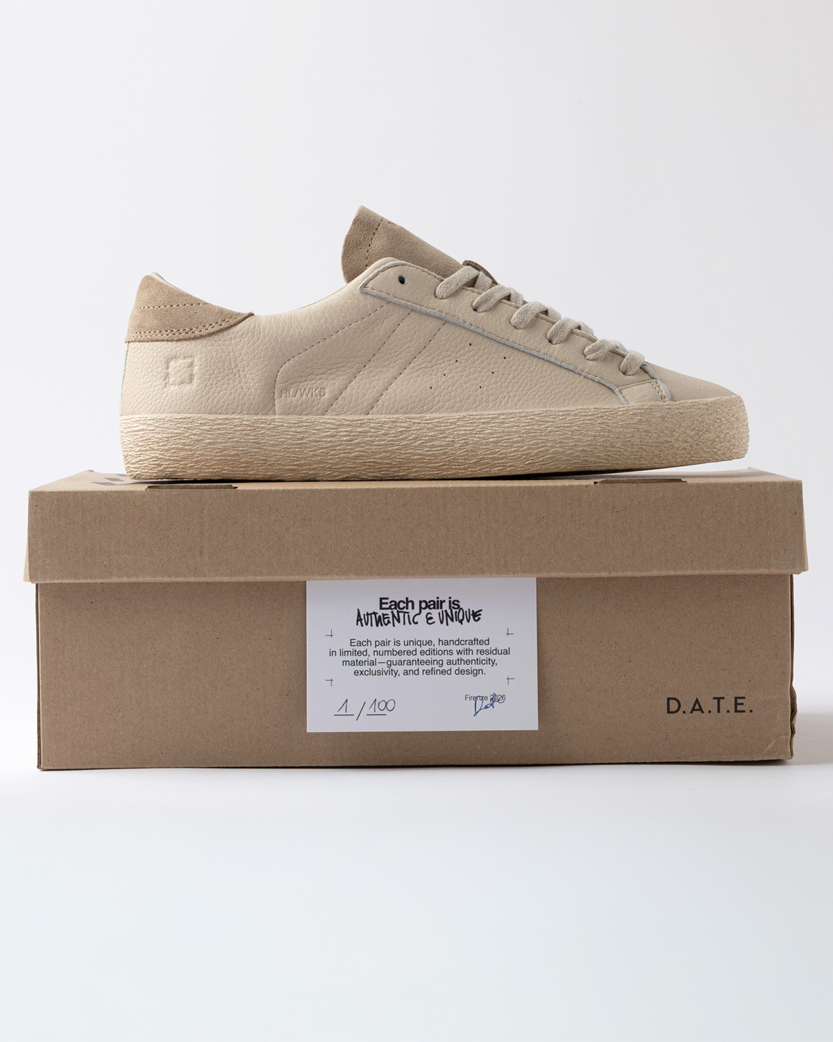 D.A.T.E.: HILL LOW WORKSHOP NATURAL BEIGE
