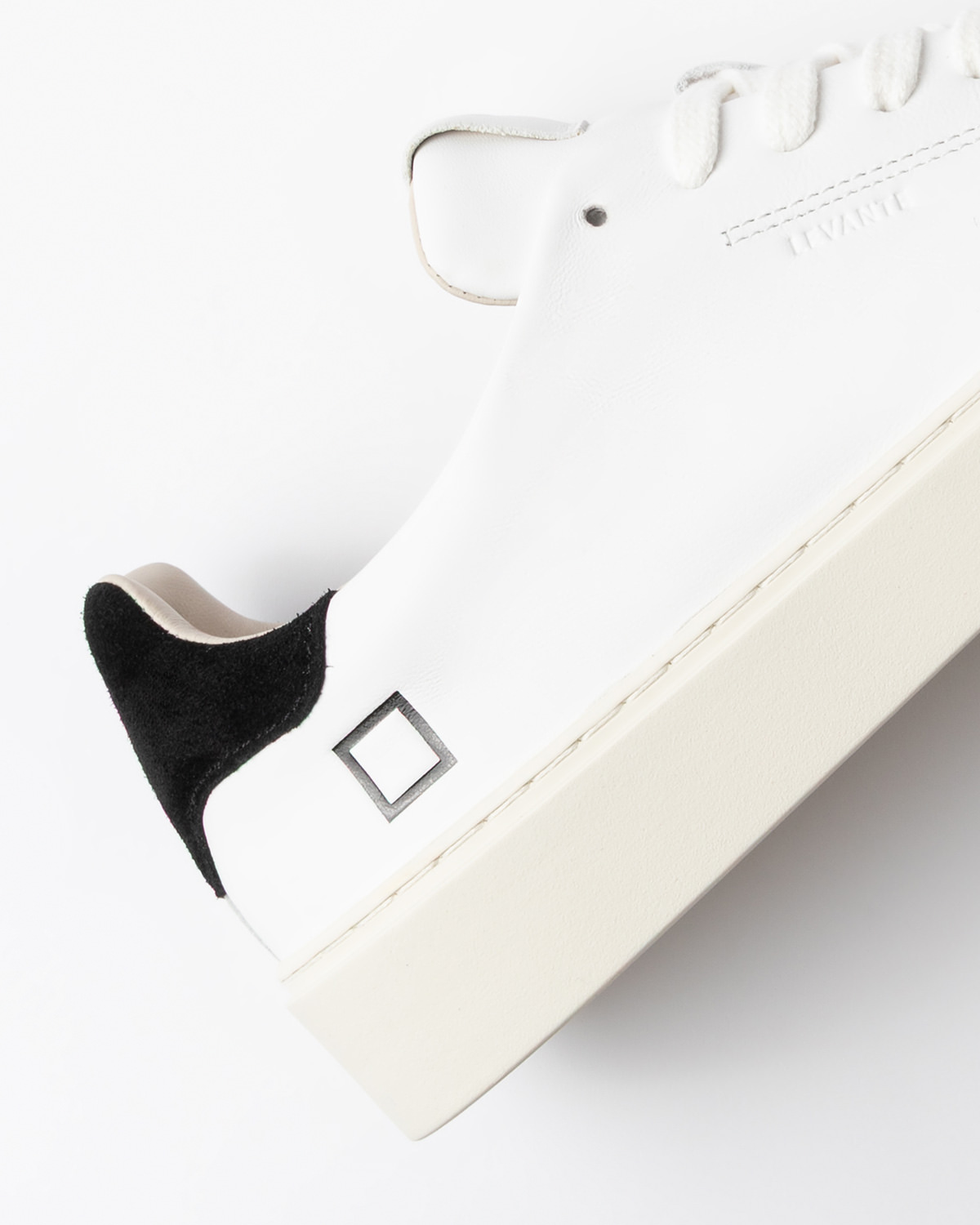 D.A.T.E.: LEVANTE CALF WHITE-BLACK