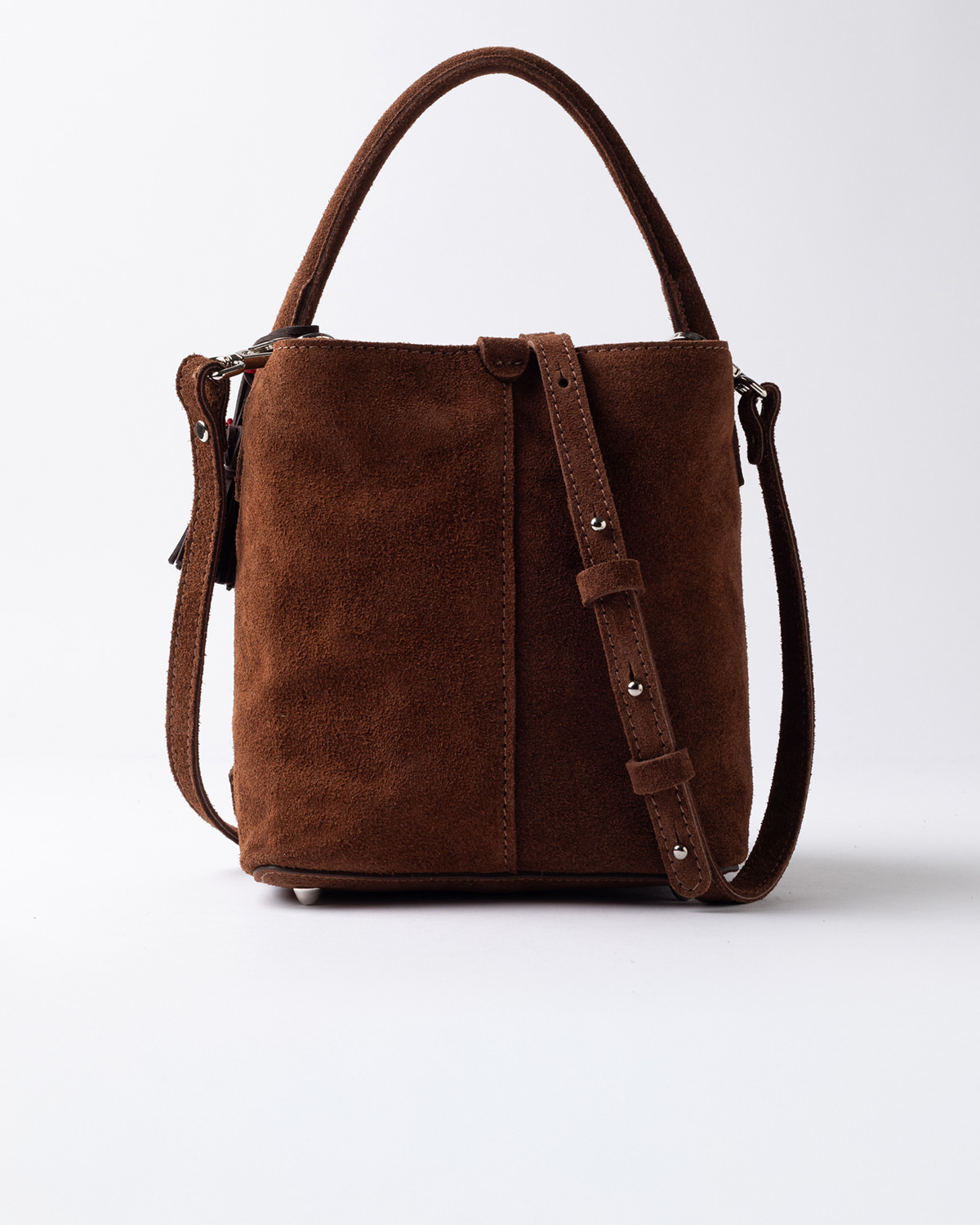 D.A.T.E.: PANIERE BAG VELOUR CUOIO