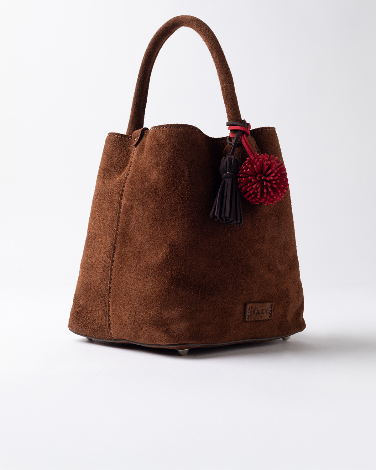 D.A.T.E.: PANIERE BAG VELOUR CUOIO