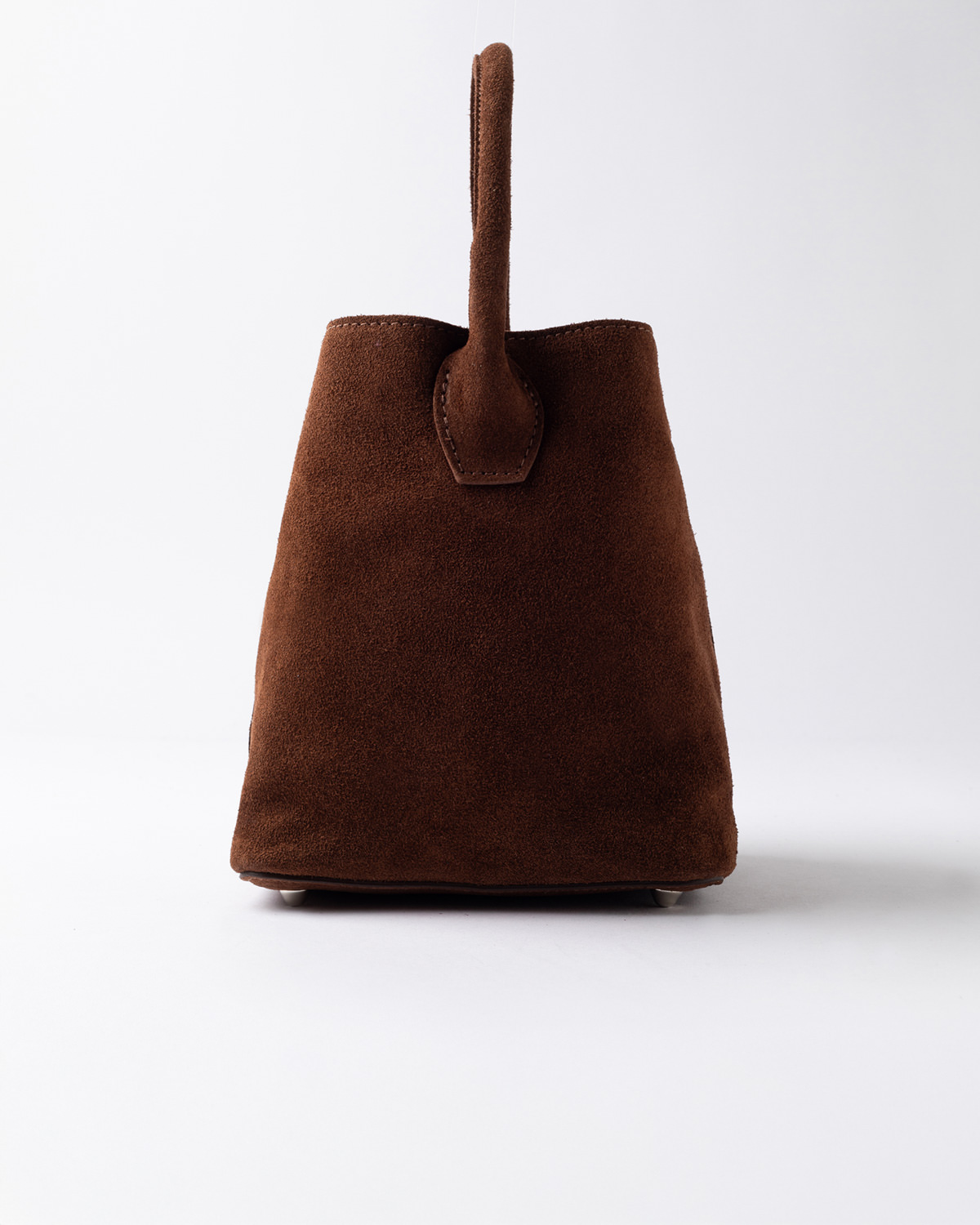 D.A.T.E.: PANIERE BAG VELOUR CUOIO