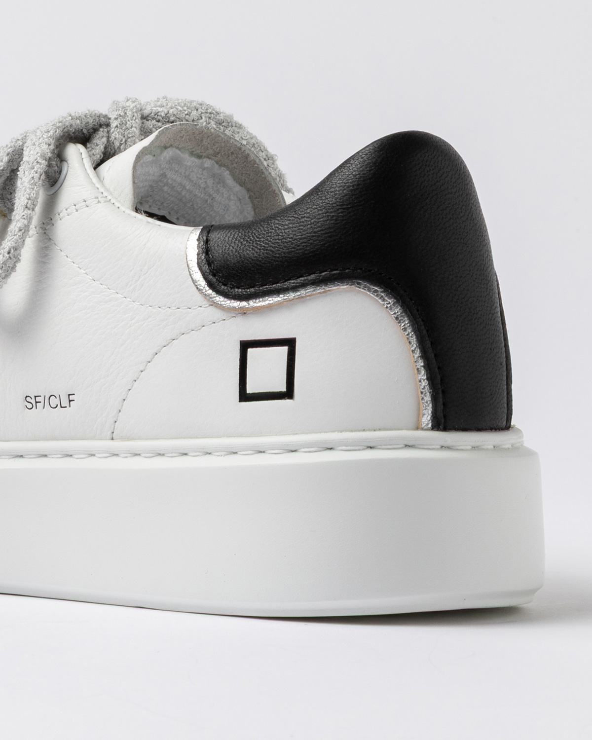 D.A.T.E.: SFERA CALF WHITE-BLACK