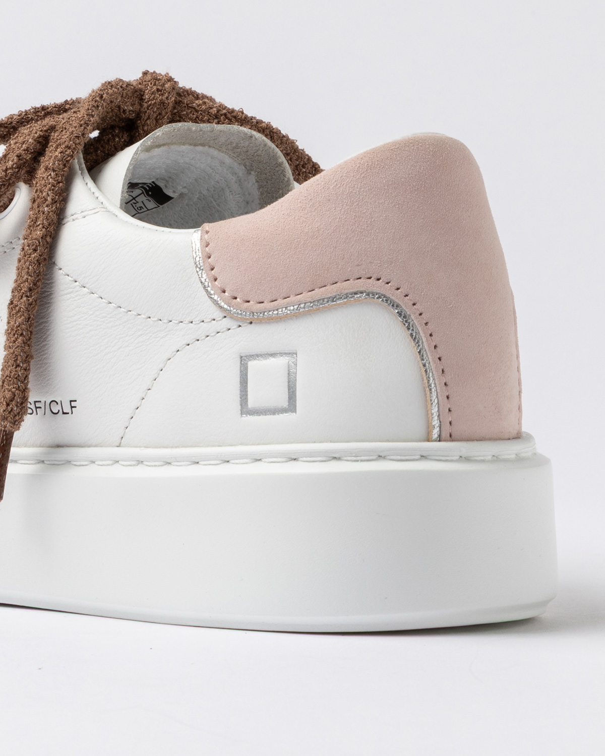 D.A.T.E.: SFERA CALF WHITE-PINK