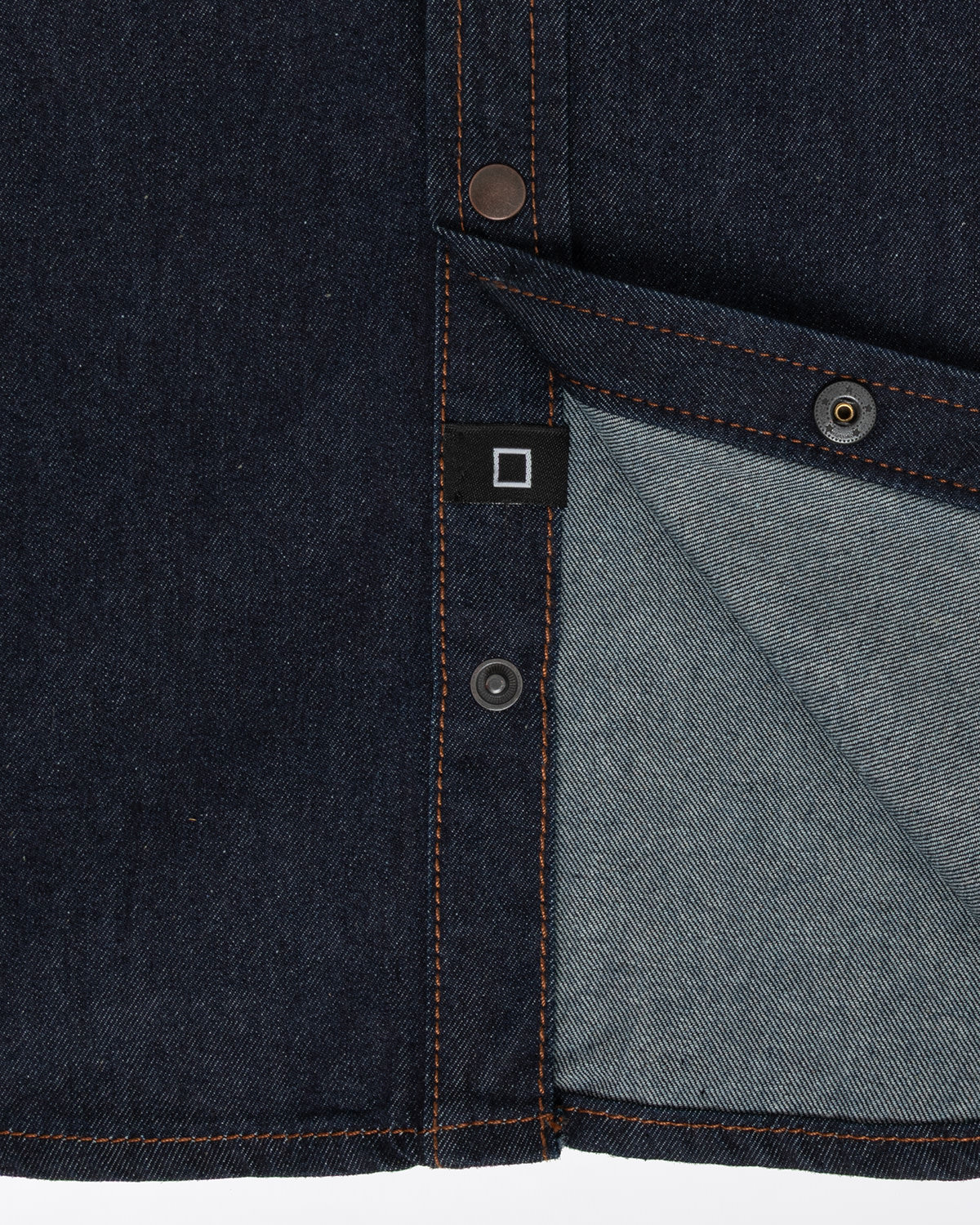 D.A.T.E.: SHIRT DENIM BLUE