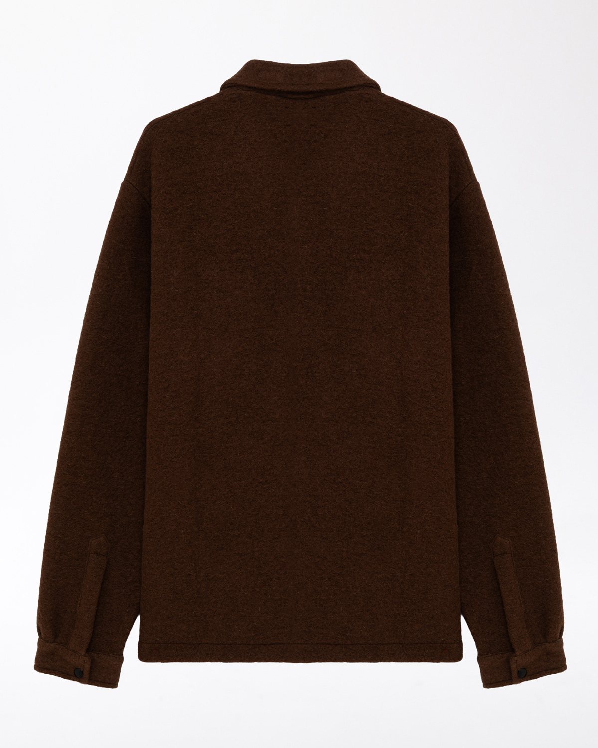 D.A.T.E.: SHIRT JACKET BASIC BROWN