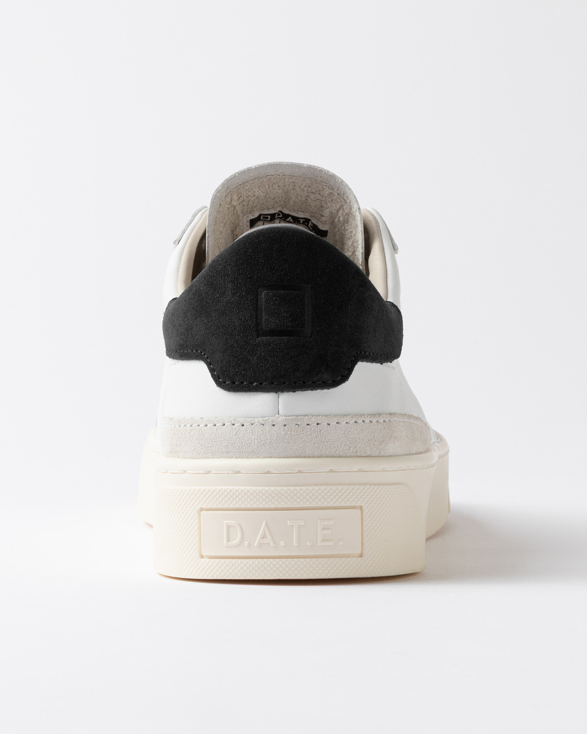 D.A.T.E.: SONICA CALF WHITE-BLACK