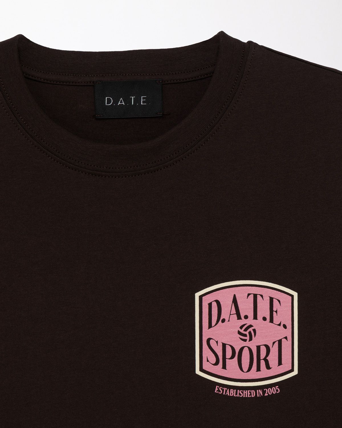 D.A.T.E.: T-SHIRT DATE SPORT BROWN