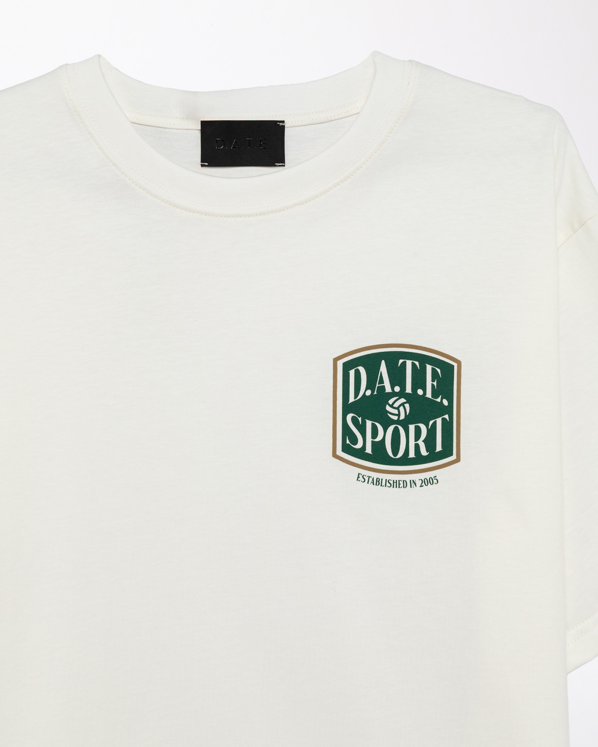 D.A.T.E.: T-SHIRT DATE SPORT IVORY