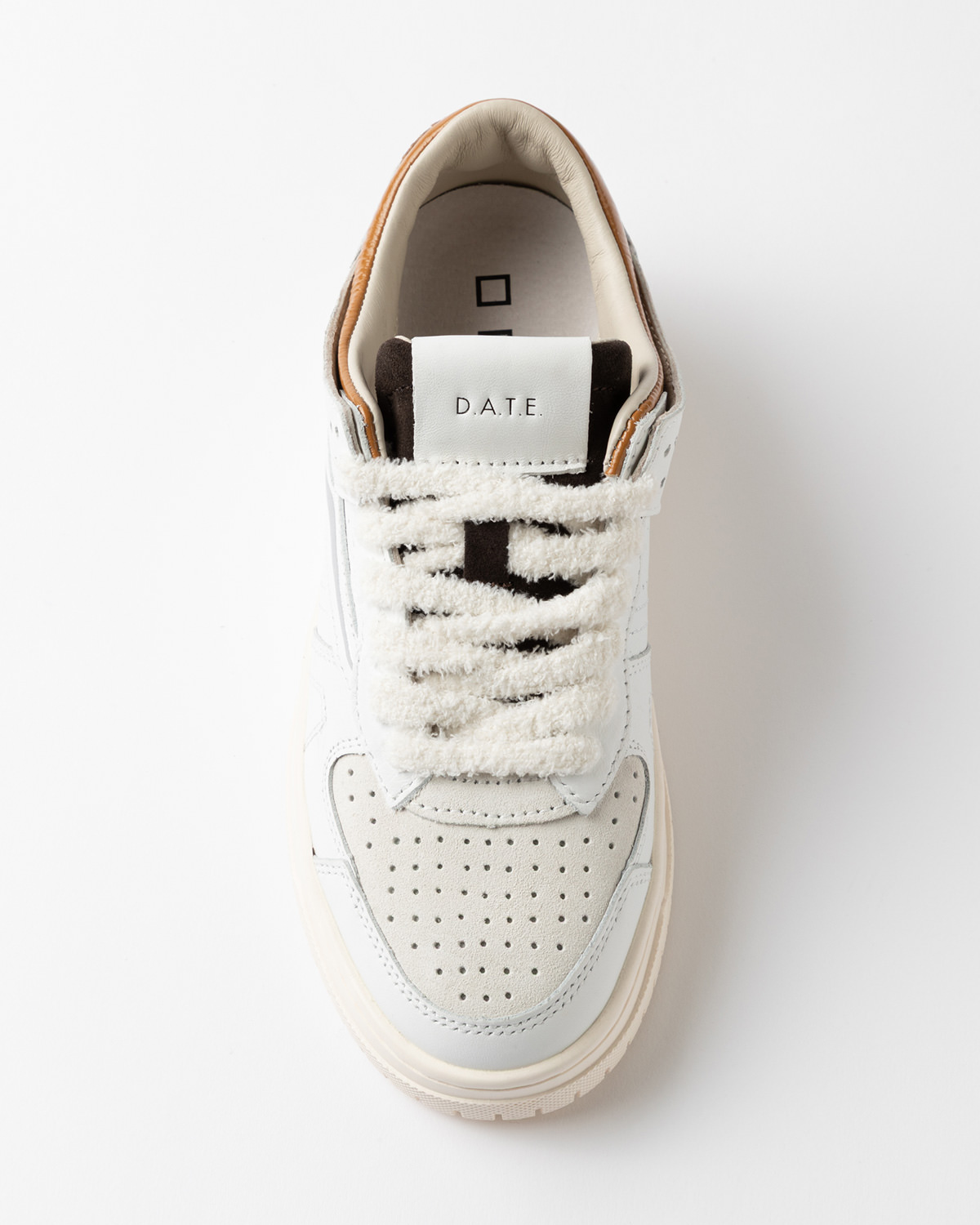 D.A.T.E.: TORNEO COLORED WHITE-CUOIO