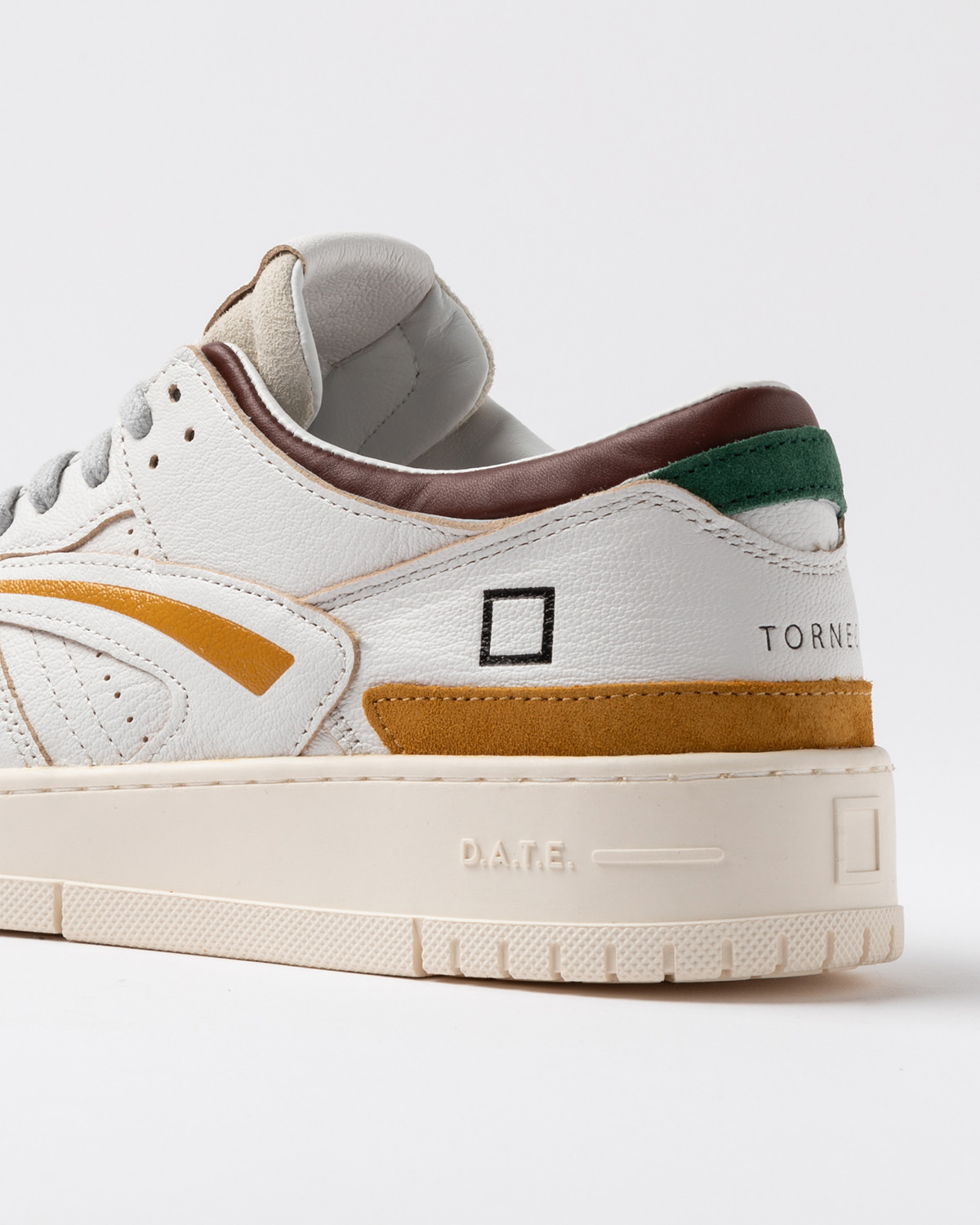 D.A.T.E.: TORNEO COLORED WHITE-MUSTARD