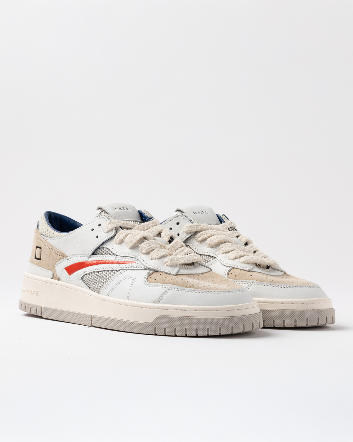 D.A.T.E.: TORNEO POP WHITE-ORANGE