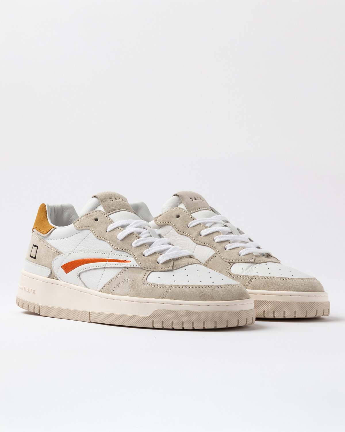 D.A.T.E.: TORNEO PURE CALF WHITE-YELLOW